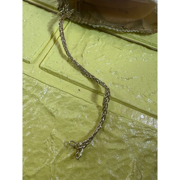 Vintage Old World Porcelain Santa Claus Small Tree Topper Ornament Gold Stars - Picture 6 of 9